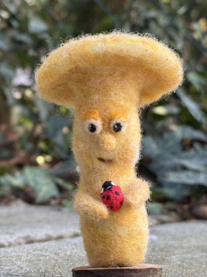 Pilz mit Marienkäfer - umarmen – Bild 5