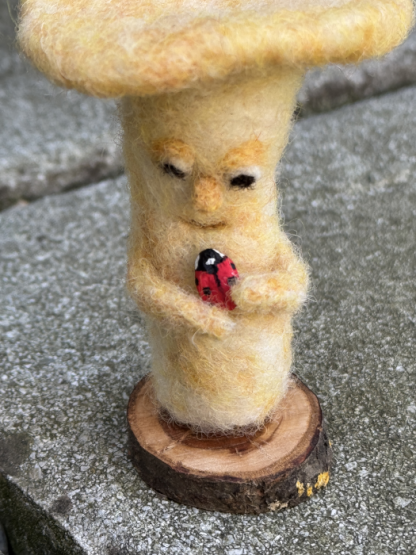 Pilz mit Marienkäfer - Freundschaft