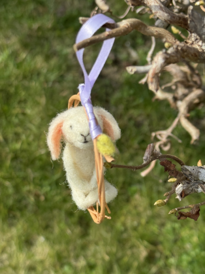 Lämmchen im Weidenring - Vögelchen – Bild 6
