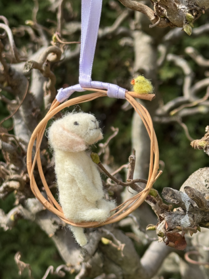 Lämmchen im Weidenring - Vögelchen – Bild 8