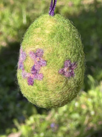 Osterei Veilchen – Bild 2
