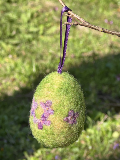 Osterei Veilchen – Bild 3