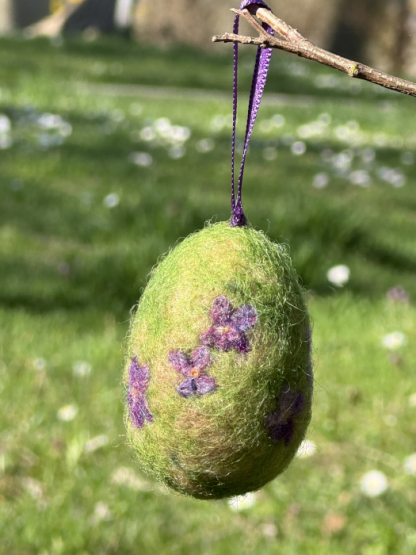 Osterei Veilchen – Bild 4