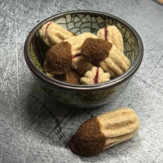 Linzer Stangerl gefilzt