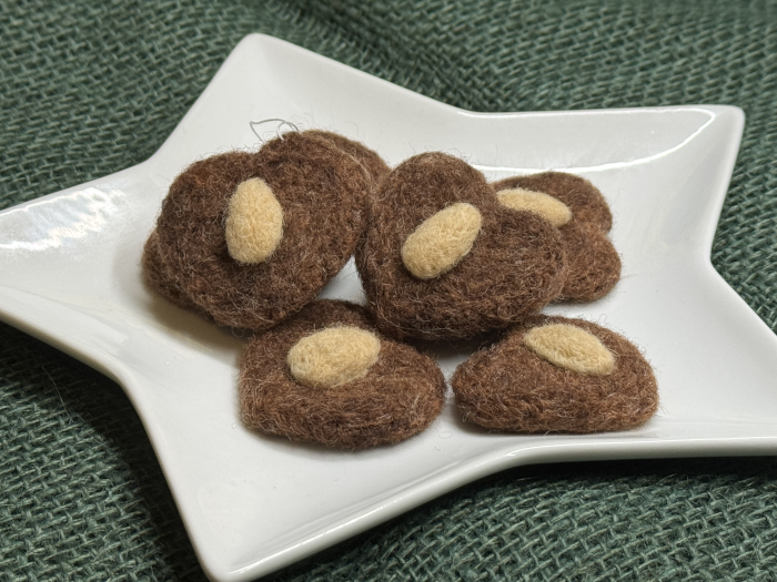 Lebkuchen Herzerl gefilzt