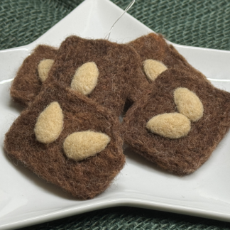 Lebkuchen Viereck gefilzt