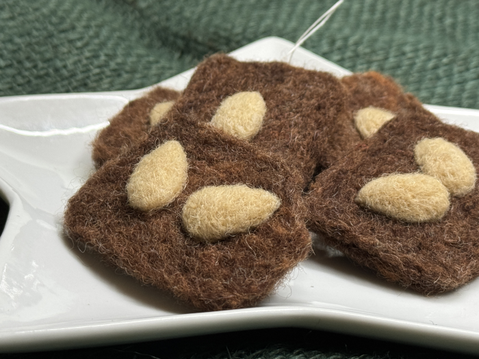 Lebkuchen Viereck gefilzt – Bild 5